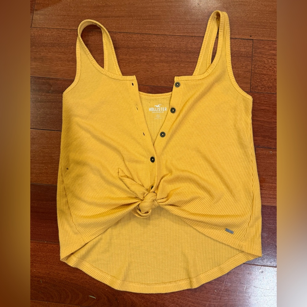 Hollister Mustard Yellow Tank Top